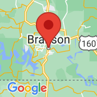 Map of Branson MO US